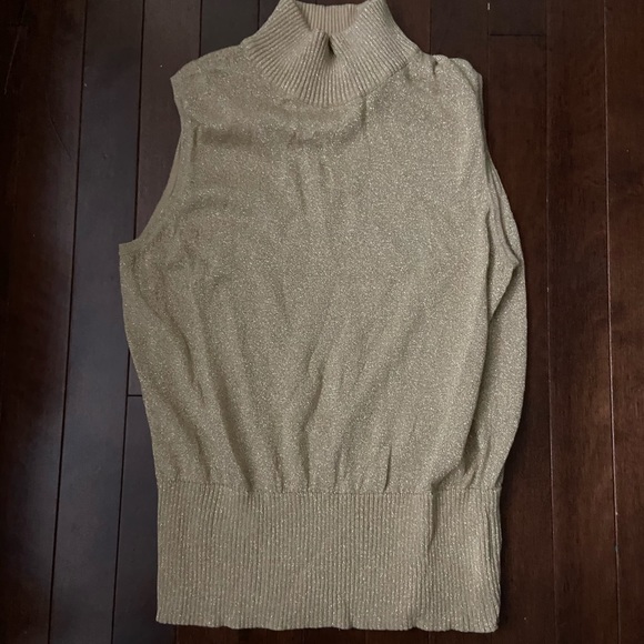 Liz Claiborne Cardigan Top Set Gold - Picture 2 of 5